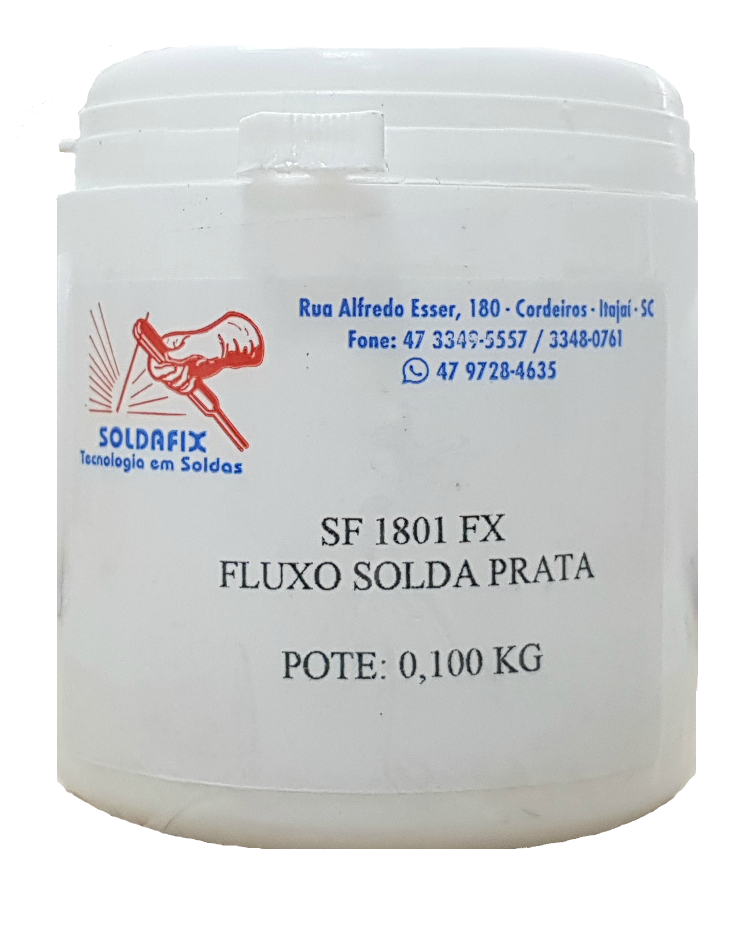 FLUXO PARA SOLDA PRATA SF 1801 FX POTE C/ 0,100 KG