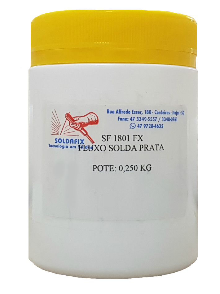 FLUXO PARA SOLDA PRATA SF 1801 FX POTE C/ 0,250 KG